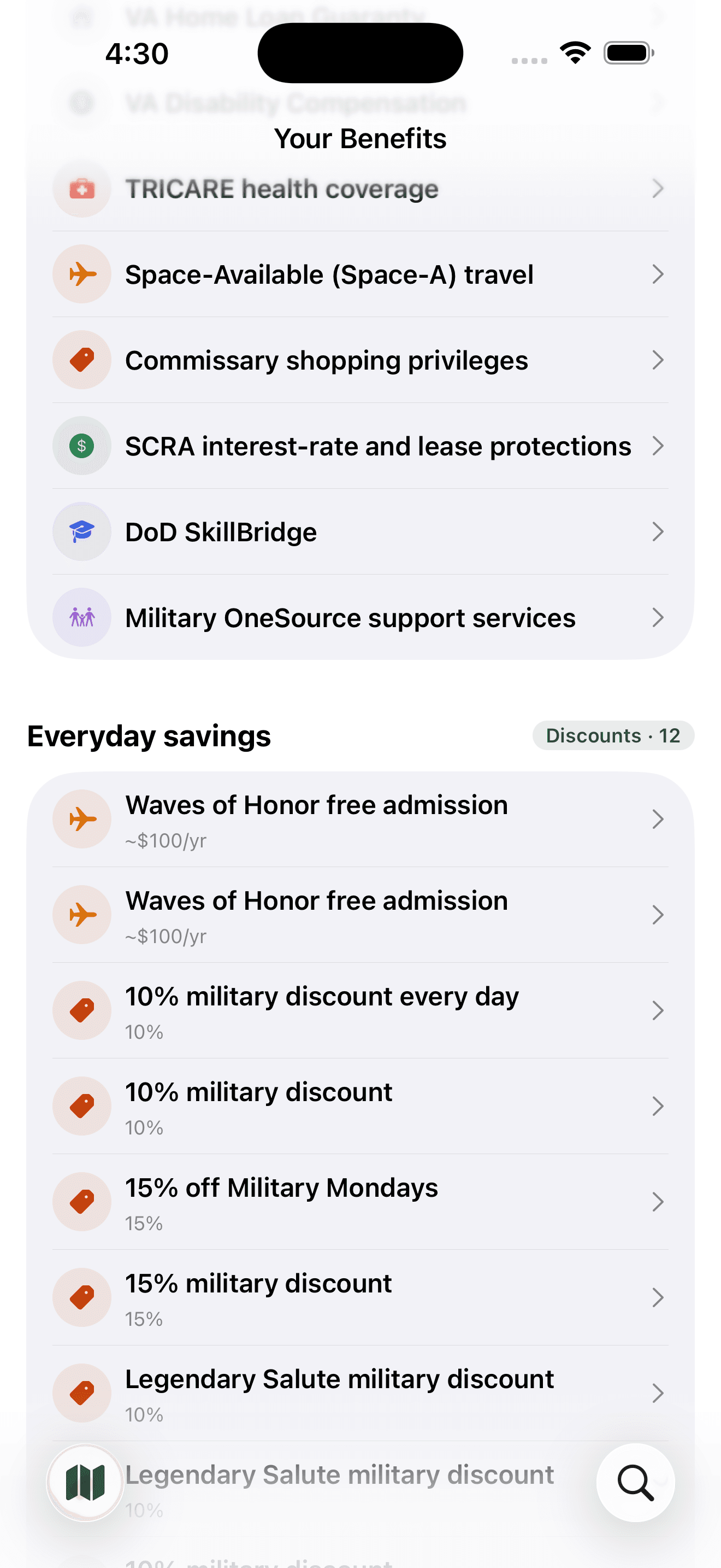 Estimated total value of your benefits